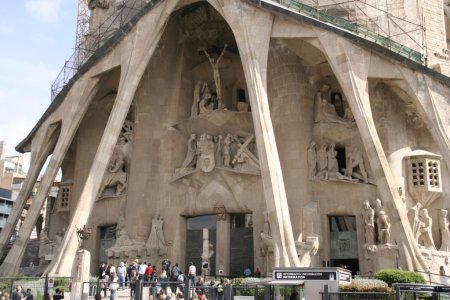 Sagrada Familia, de lijdensfaçade